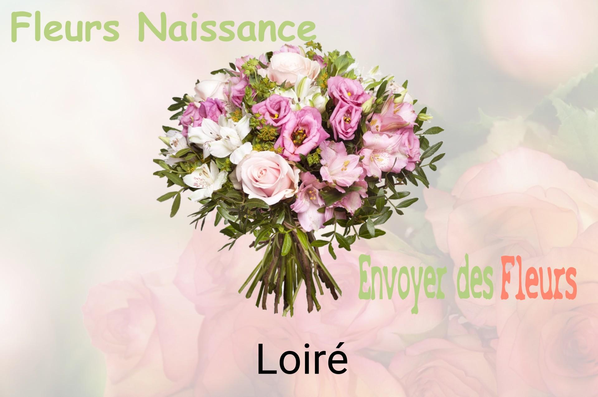 Bouquet de fleurs de naissance livré à Loiré